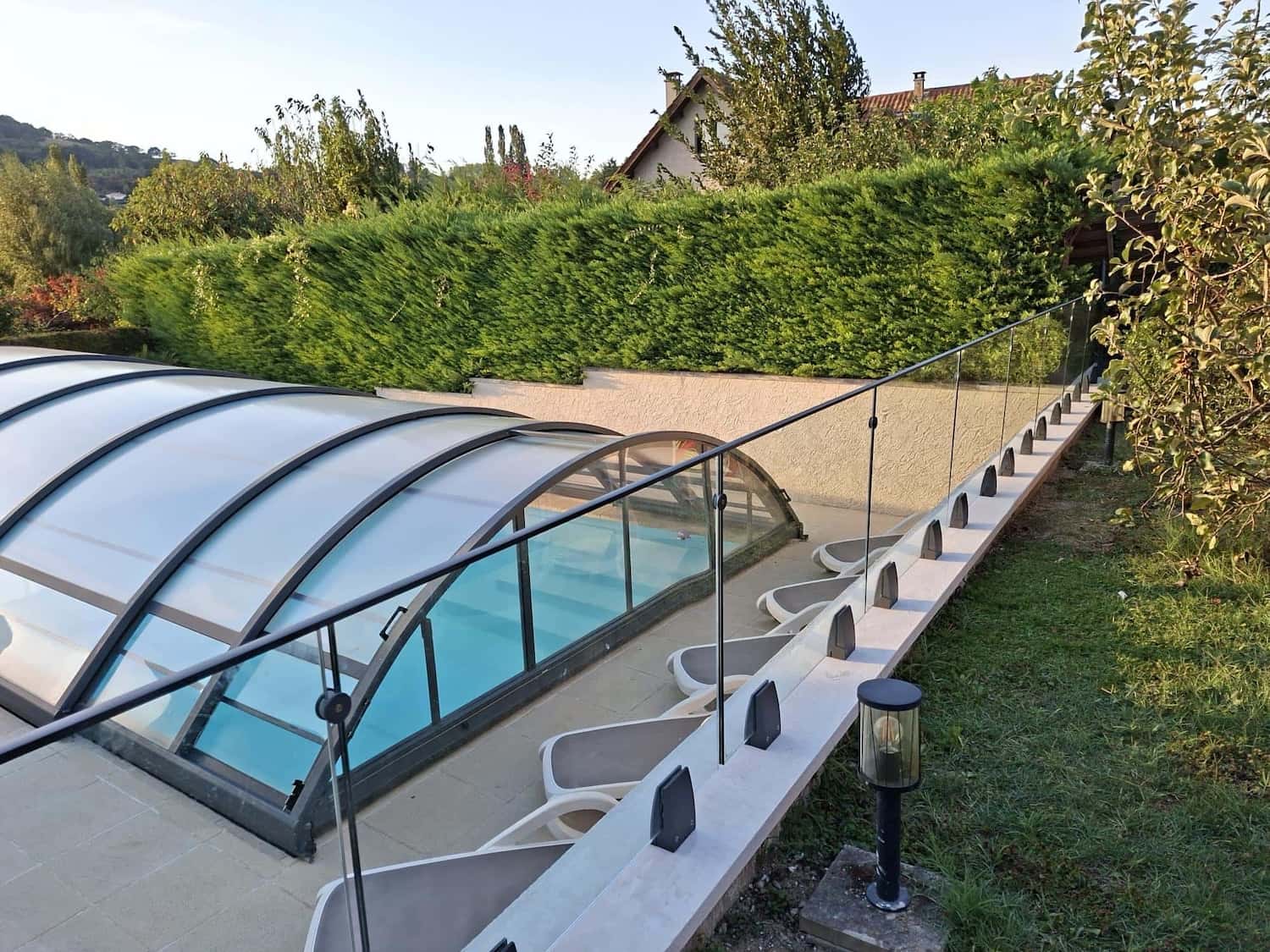 garde corps exterieur verre